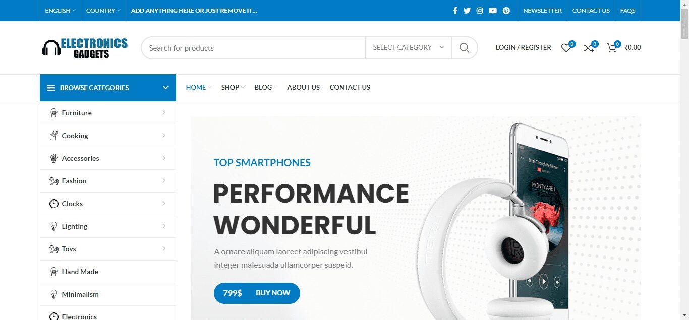 Web Design Services in Mumbai 8 Electronics Website
